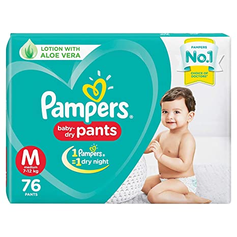 Buy Pampers Diaper Pants -Medium-200 Online at Best Price of Rs 2875 -  bigbasket