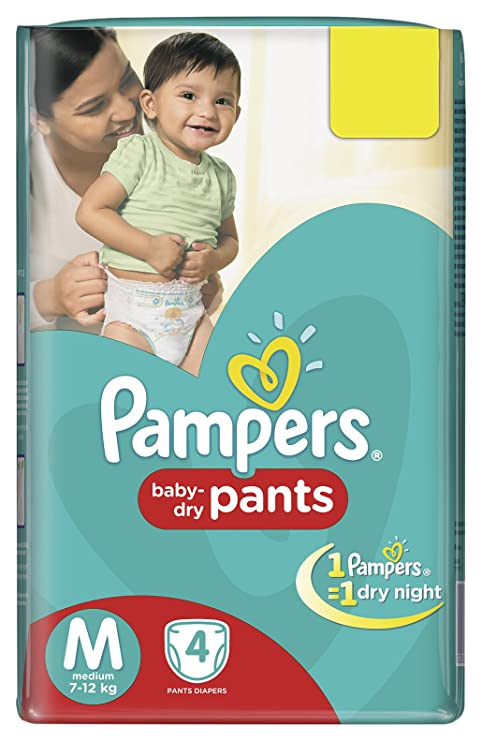 Buy Pampers Baby Dry Pants (M) 2 count (7 - 12 kg) Online at Best Prices in  India - JioMart.