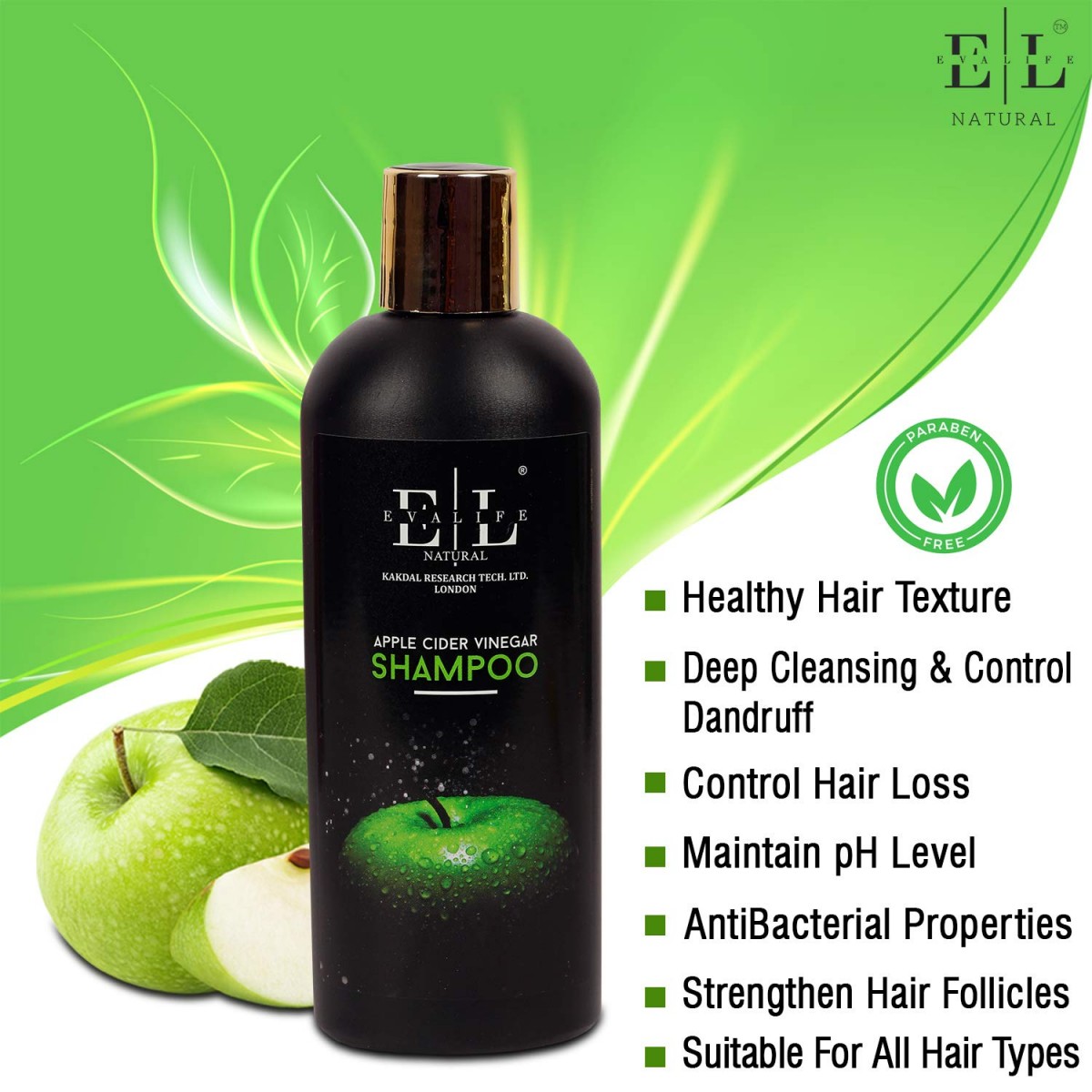 Evalife Natural Apple Cider Vinegar Shampoo – Pharmacy360